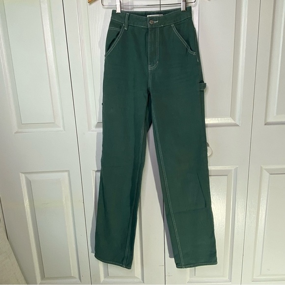 PacSun Teal Low Rise 90s Carpenter Pants Sz 23 - Picture 2 of 11